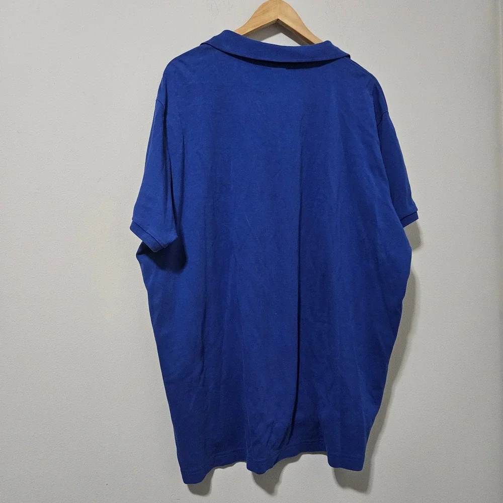 US Polo Assn Mens 3XL Royal Blue Luxury Feel Short Sleeve Cotton Polo‎ Shirt